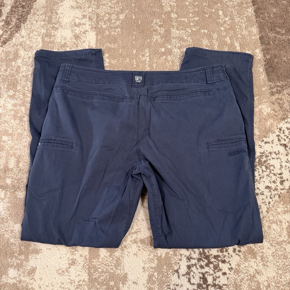 Kuhl Resistor Lite Pants Mens 38x32 Blue Stretch Chino Hiking Travel Casual Dad - Picture 5 of 9